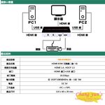 昌運監視器 HD-KVM401 四進一出4K HDMI KVM USB 切換器, , large