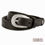 【CH-BELT 銓丞皮帶】素色百搭女帶 流行細版女生腰帶皮帶(黑/咖), , large