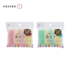 【HIYASU日安工坊】KOKUBO 易起泡網狀海綿 兩色