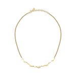 【MORELLATO】Design 不鏽鋼波潤項鍊-金色 SAYP01, , large