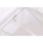 COACH C Logo 及玻璃水鑽項鍊/銀色/黑色, , large