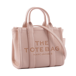 MARC JACOBS THE LEATHER TOTE 粒面皮革迷你托特包/玫瑰粉, , large