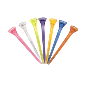 [標準桿] MEGA GOLF Crystal Plastic Golf Tee (Pack of 7) Durable