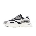 Fila Flamenco 男 慢跑鞋 運動 休閒 透氣 舒適 簡約 穿搭 黑灰白 [1-J908X-140], , large