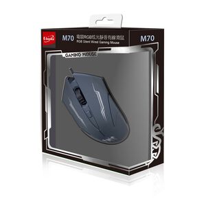 E-books M70 電競RGB炫光靜音有線滑鼠