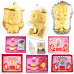 【童樂繪金飾】彌月黃金禮盒 兒童套組多選 約重0.1錢 (999純金 滿月 御守 音樂禮盒 水晶), , large