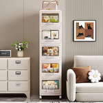 【AOTTO】奶油風28面寬五層折疊收納櫃AC-221), , large