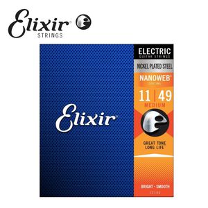Elixir 12102 Nanoweb 薄包覆 電吉他套弦 11-49【敦煌樂器】