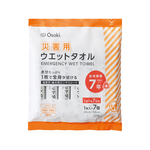 【唯可】Osaki防災用柔濕巾7枚入(日本製)｜防災備用 露營旅行 長效保存, , large