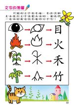《南門書局》單本繪本館~幼兒全腦開發17-國字練習 1本, , large