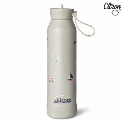 官方直營【Citron】矽膠提把三層保溫瓶 500ml 多款可選