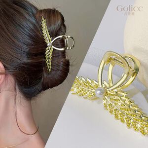 【Gulicc】古莉可  髮夾 艷陽下的麥穗大抓夾