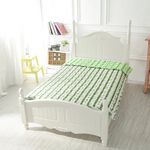 [CINN Far‑Infrared] Nano FIR All‑Season Blanket – Avocado Green Stripes｜5 x 6.2 ft, , large