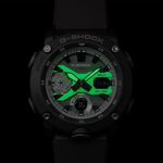 CASIO 卡西歐 G-SHOCK 綠光系列運動手錶 GA-2000HD-8A, , large