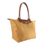 LONGCHAMP L號長把LE PLIAGE摺疊水餃包(鹿褐色), , large