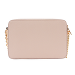 Michael Kors 金字logo方形鏈帶斜背包/粉色, , large