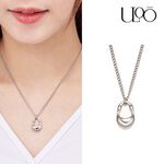 ULOO Glimmer 弧光意境項鍊-銀色 UN4002620, , large