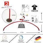 【德國MAWA】德國原裝進口 無痕止滑 時尚簡約衣架40cm/紅, , large