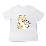 JZ TEE Cat & Shiba Inu - GET YOU Graphic Tee, , large