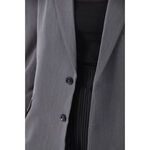 (XL) studio doe西裝墊肩灰色外套二手衣, , large