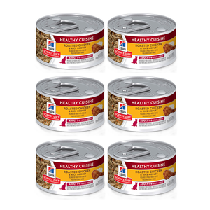 【Hills 希爾思】成貓香烤雞肉燴米飯健康美饌主食罐 香烤雞肉 79gX6罐/盒(10445)