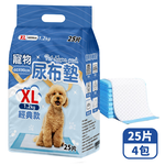 【咪咪購物】咕沛日常 寵物尿布墊 XL經典X25片X4包, , large