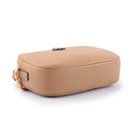 TORY BURCH McGraw 荔枝皮革拉鍊相機包/提拉米蘇, , large