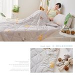 【DUYAN 竹漾】雙溫感 石墨烯天絲四季被 / 跑跑柯基 台灣製, , large