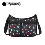 Lesportsac Deluxe Everyday Bag 都會時尚斜背包/ 圓點漂浮氣球 黑色, , large
