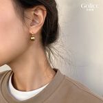 【Gulicc】古莉可 耳環 美拉德 復古香檳色珍珠耳環, , large