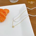 【Gulicc】古莉可 項鍊 設計款雙層珍珠鎖骨鍊, , large