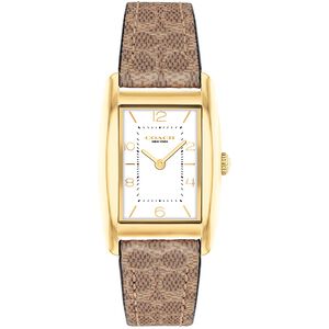 COACH Reese C字壓花錶帶 長方形女錶-24x35mm CO14504355