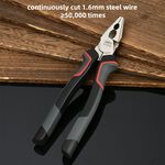 【deli tools】7" professional multi-function pliers professional PRO series, , large