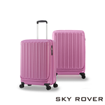 【PANTHEON PLAZA】展示品限量出清 SKY ROVER CRYSTAL 19 24 27吋 璀璨晶鑽 前開式可擴充拉鍊硬殼行李箱 SRI-1808SF 七色可選, , large