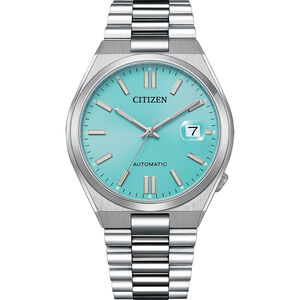 CITIZEN 星辰 晴空藍 青春撞色機械錶 NJ0151-88M