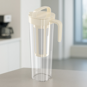 冷萃壺【一般款/瀘網款】冷水壺 1100ML 可放冰箱門邊 ABS 附濾網 冷萃咖啡 冷萃茶 水壺 茶壺 果茶 花茶 瘦長水壺