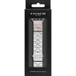 COACH Apple Watch 錶帶 38/40/41mm 適用 漸層櫻花粉色水晶 不鏽鋼錶帶(不含手錶), , large