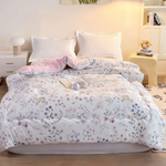 Volcanic fleece thick quilt, , large