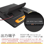 日本【GOODGOODS】TYH-200WA｜ 200W太陽能充電板 折疊攜帶式 露營 野營 防災用, , large