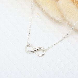 【Angel & Me】Love infinity s925 sterling silver necklace Birthday gift