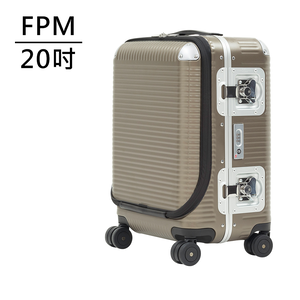 FPM BANK LIGHT Almond系列 20吋商務登機箱 摩登金 -平輸品(A1925301722)