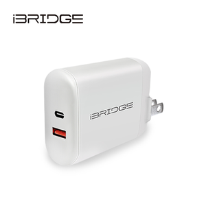 iBRIDGE PD3.0 30W+QC18W dual-port rapid charging charger