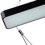 【H&R安室家】 OA LED吊燈 ZA0064, 黑色, large