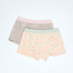 minihope美好的親子生活-沉靜海洋女童四角褲(2件組E), , large