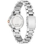 CITIZEN 星辰 XC 限量真鑽鈦金屬光動能電波女錶-27mm ES9446-54X, , large