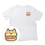 JZ TEE Husky & Cat - Pearl Hug Graphic Tee, , large