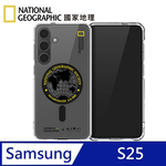 National Geographic 國家地理 Rugged 磁吸防摔保護殼 Magsafe磁吸 適用 Galaxy S25 - 全球印章黃, , large
