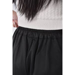 (S) 【粿粿私服】高腰寬鬆黑色長褲二手衣, , large