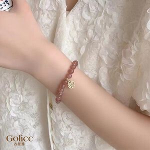 【Gulicc 】古莉可 手鍊 草莓晶招財手鍊