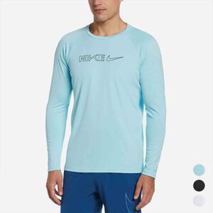 NIKE BLOCK SWOOSH 成人男性長袖防曬衣 抗UV NESSC673 22FW 【樂買網】